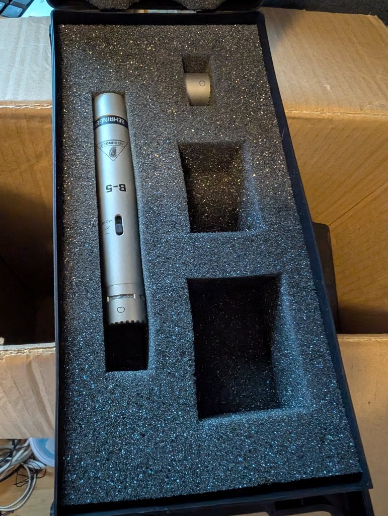 Behringer B-5 microfoon, Muziek en Instrumenten, Ophalen of Verzenden, Zo goed als nieuw, Instrumentmicrofoon