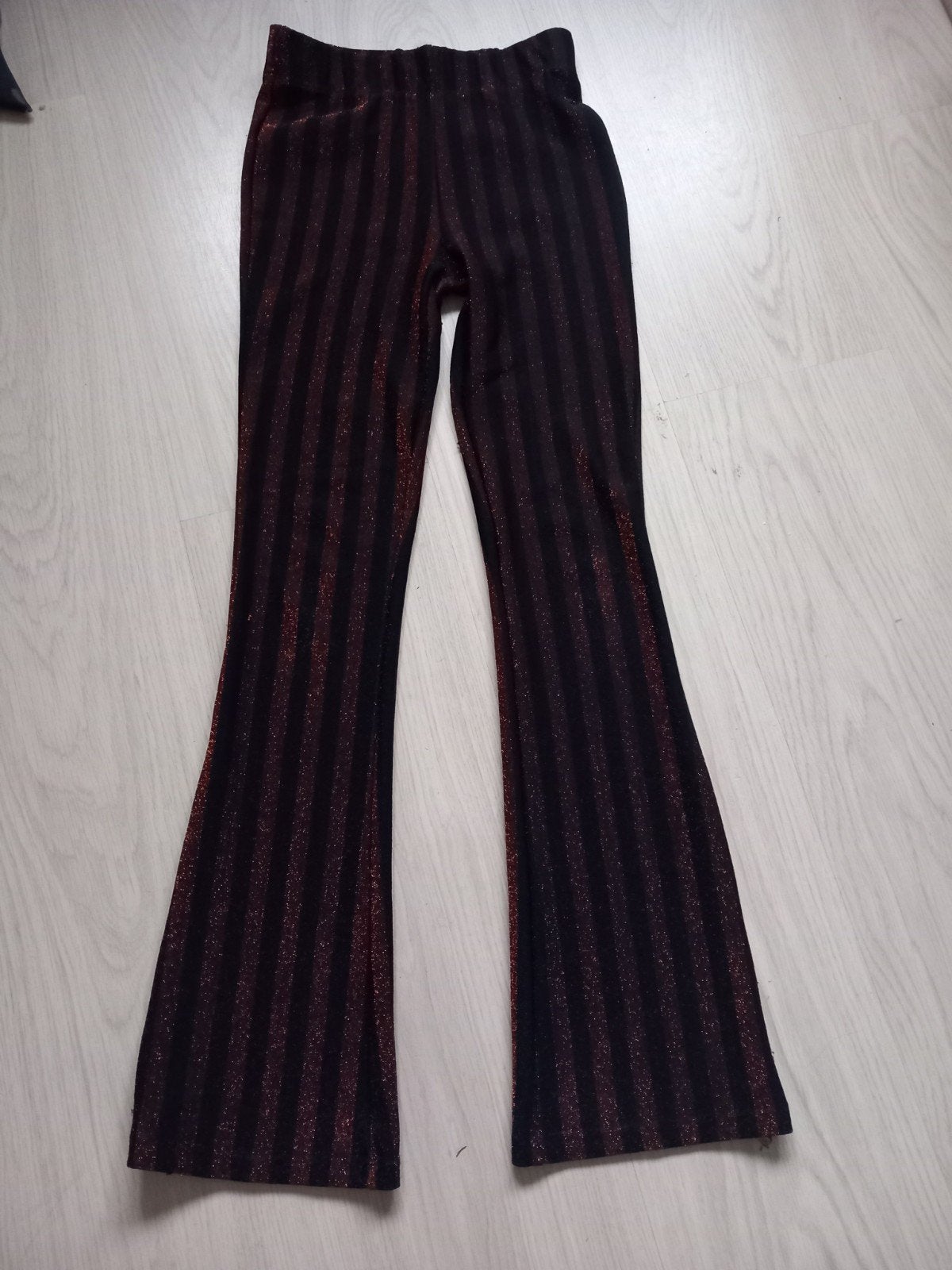 Zwarte broek met rode strepen, Broek, Meisje, Coolcat, Ophalen of Verzenden