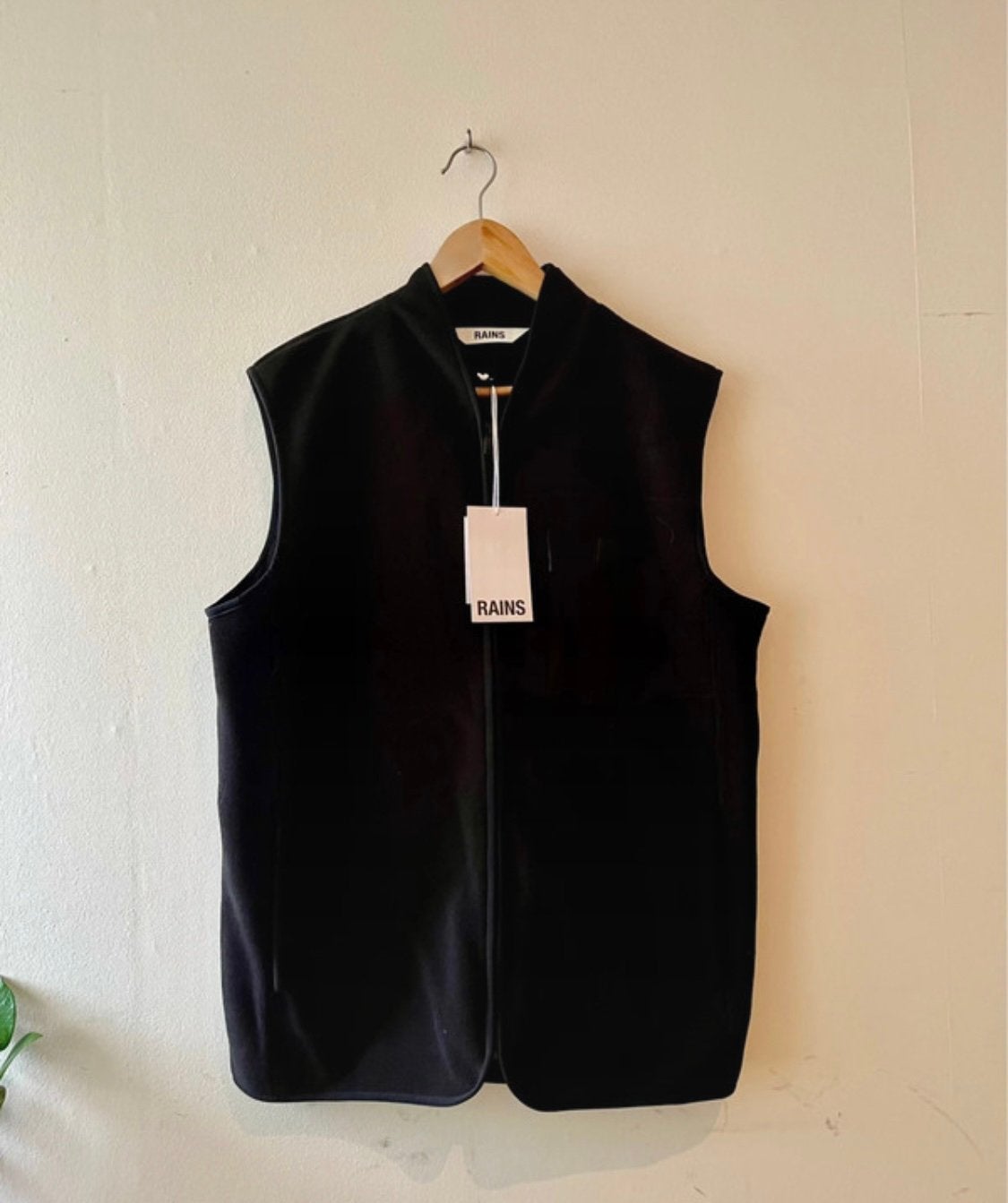 Rains bodywarmer fleece vest Durban large new, Verzenden, Nieuw, Maat 52/54 (L), Zwart