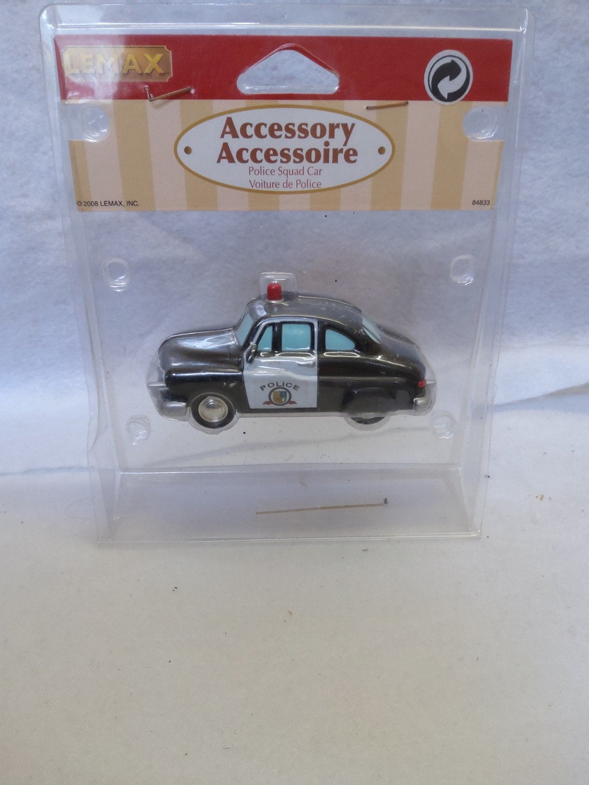 Lemax 84833 Politie Squad Car - Kerstdorp Accessoire  B4, Ophalen of Verzenden, Zo goed als nieuw