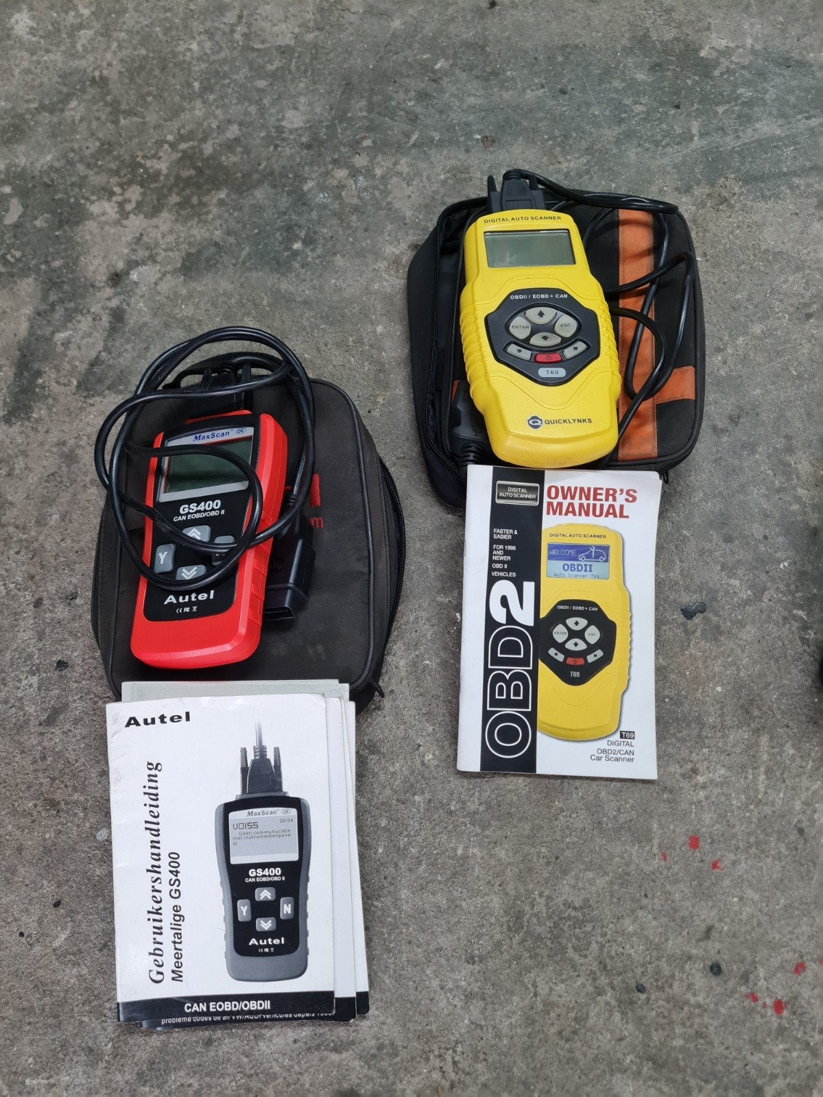 Autel MaxScan GS400 & Quicklynks OBD2 Scanners, Ophalen, Gebruikt