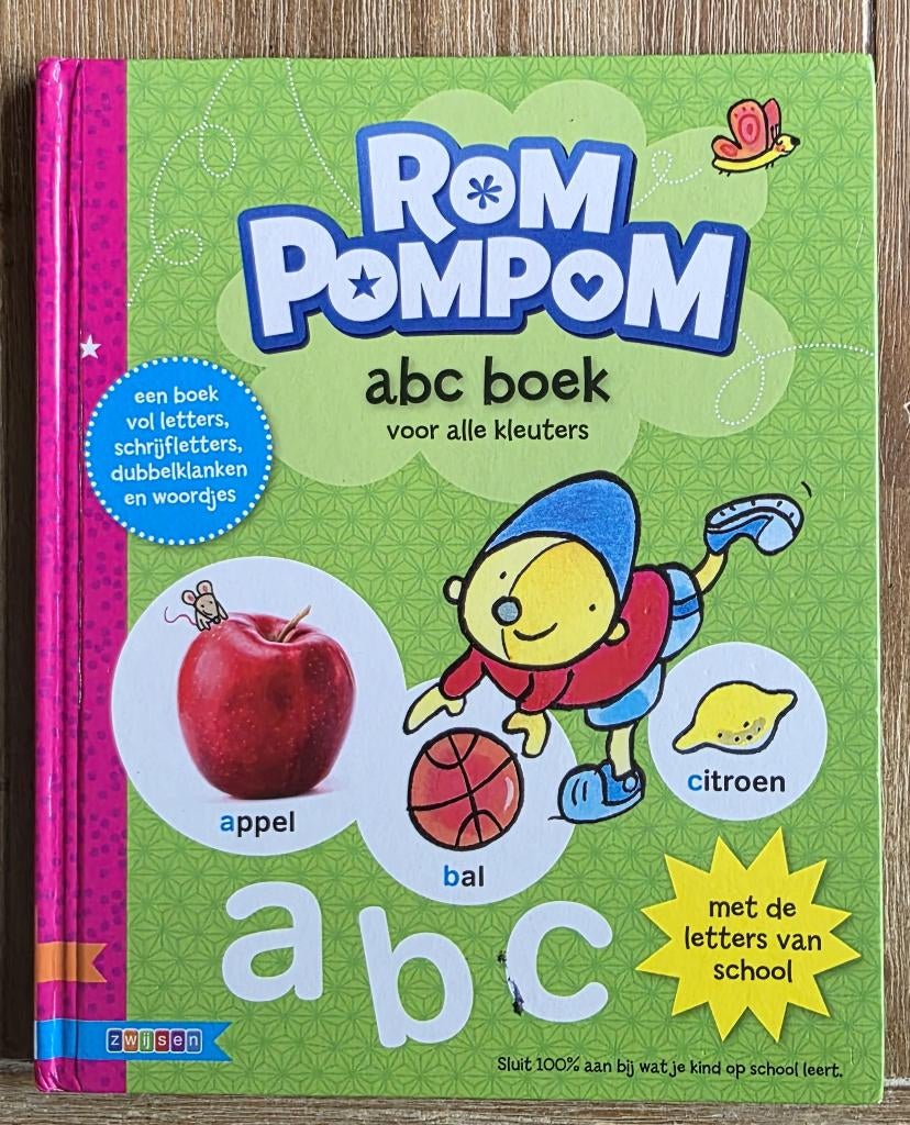 Rom Pompom Letterboek - Met de letters van school, Gelezen, Fictie algemeen, Jongen of Meisje, Ophalen of Verzenden