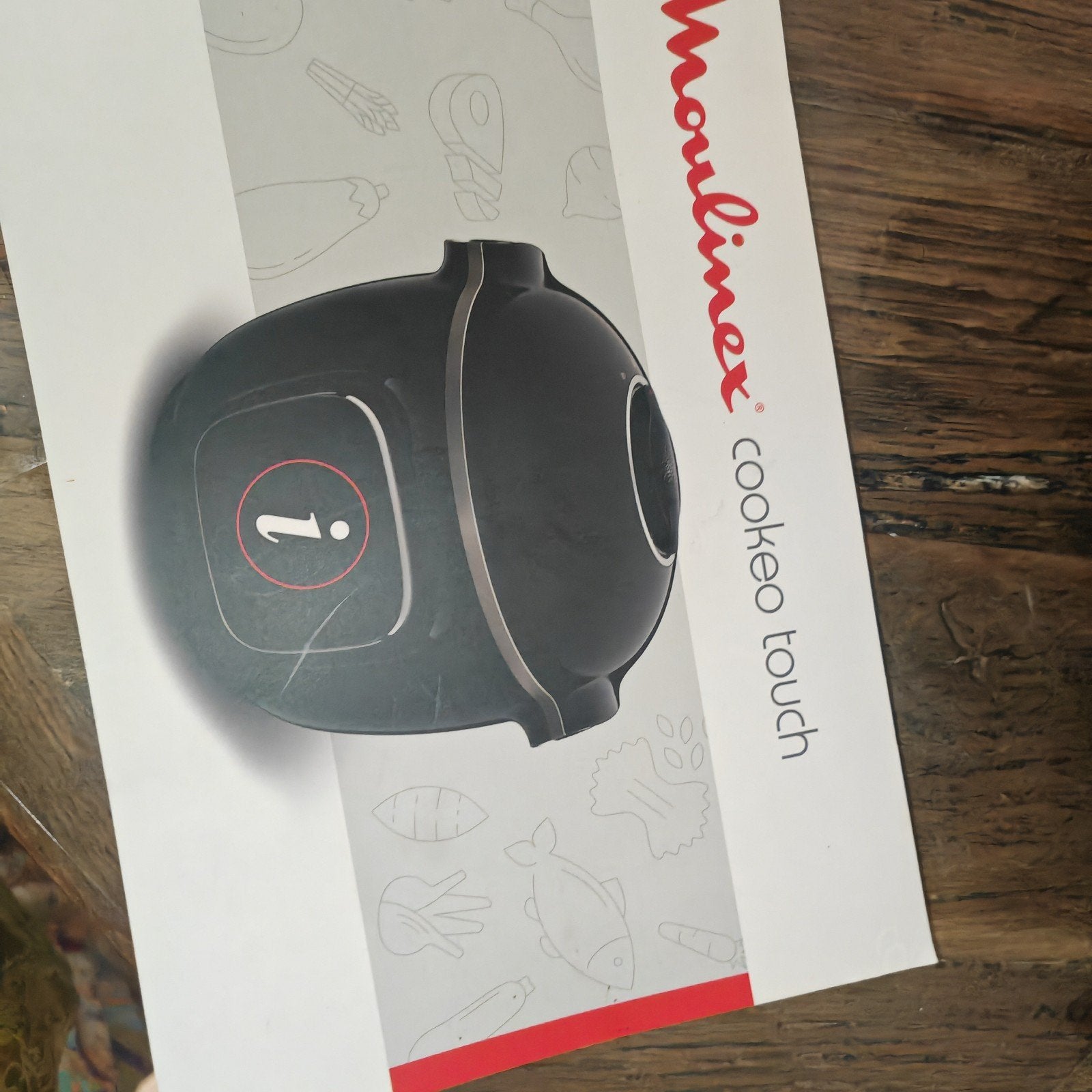 Moulinex Cookeo Touch Smart Multicooker, 4 liter of meer, Ophalen of Verzenden, Zo goed als nieuw, Uitneembare binnenpan