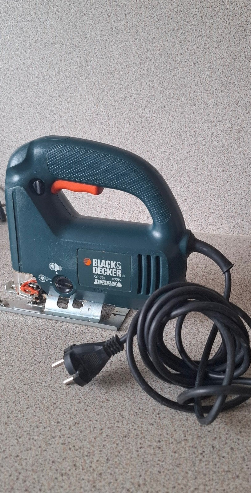 Black & Decker Decoupeerzaag KS 631 400W Superlok, Gebruikt, Decoupeerzaag, Ophalen of Verzenden, Black & Decker
