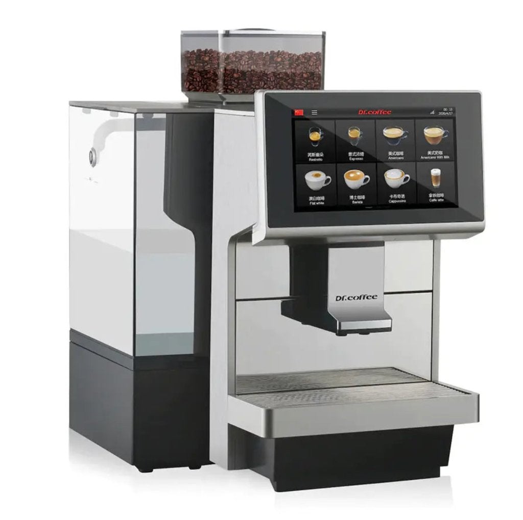 Dr Coffee M12 Big professionele koffiemachine.Splinternieuw!, Ophalen, Afneembaar waterreservoir, 10 kopjes of meer, Koffiebonen