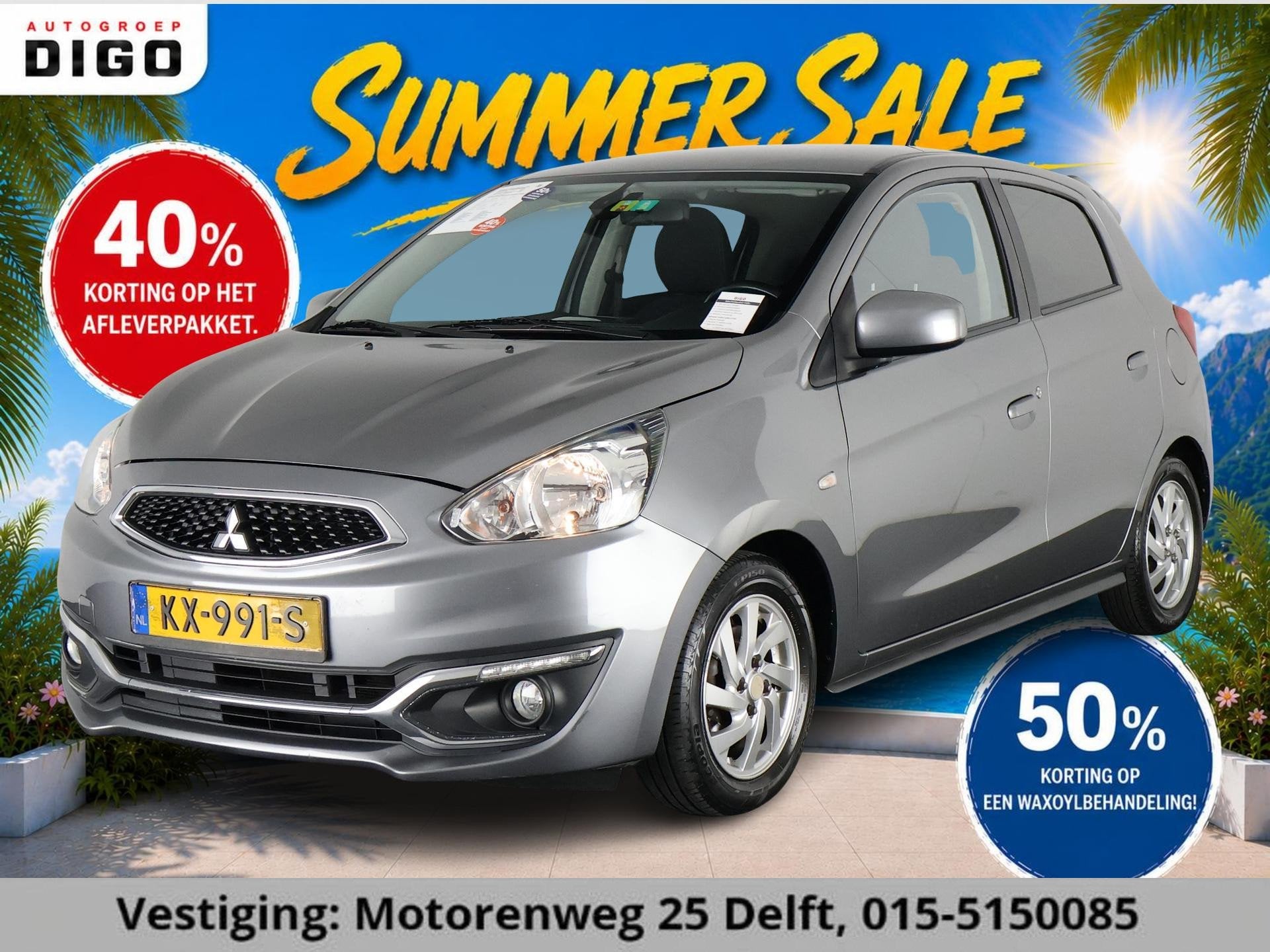 Mitsubishi Space Star 1.2 LIFE GRAYLINE 2e EIGENARESSE. CRUI, Voorwielaandrijving, Stof, Gebruikt, Origineel Nederlands