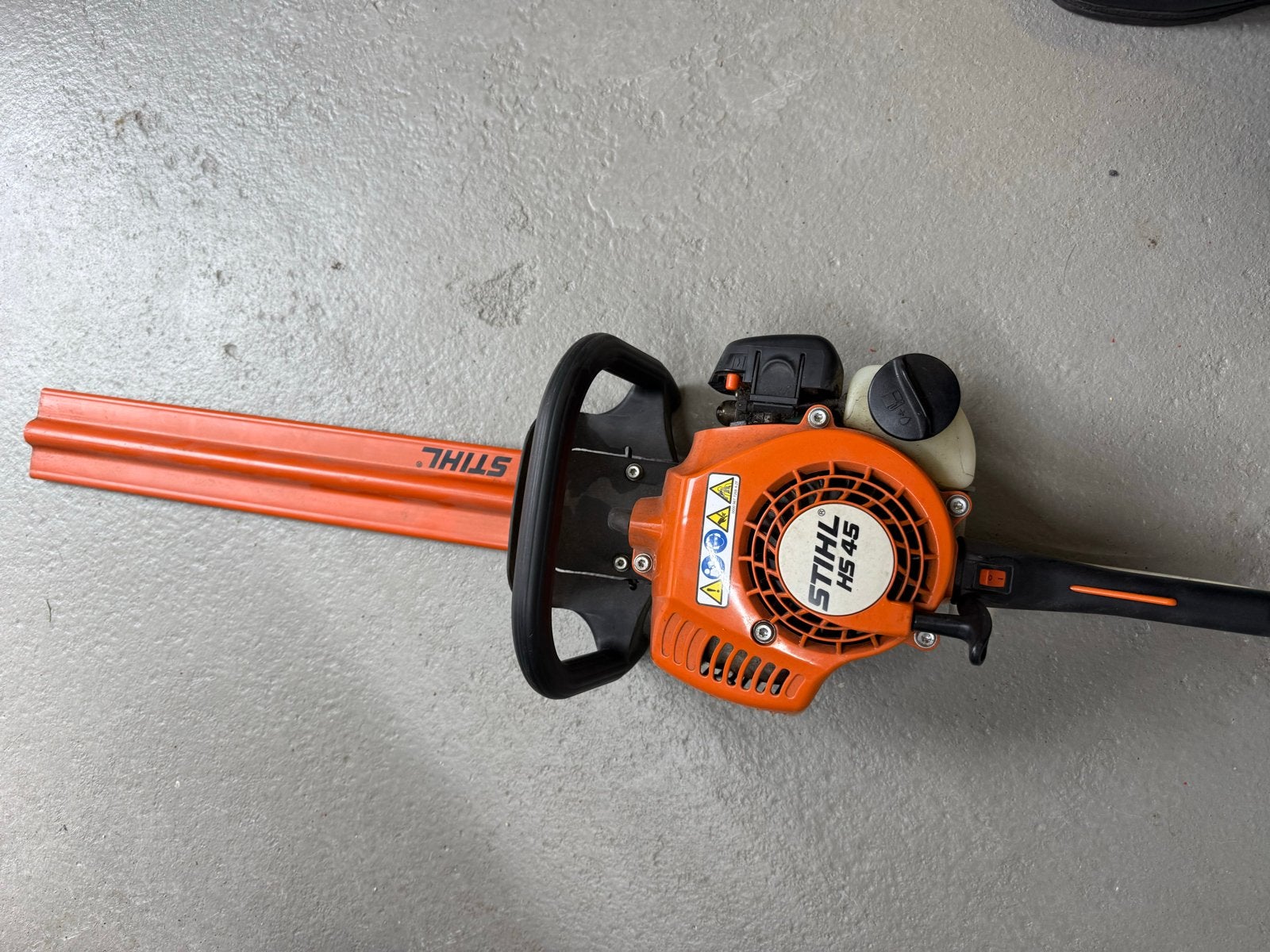 Stihl HS 45 Heggenschaar - Benzine, 450mm blad, Ophalen, Gebruikt, Benzine