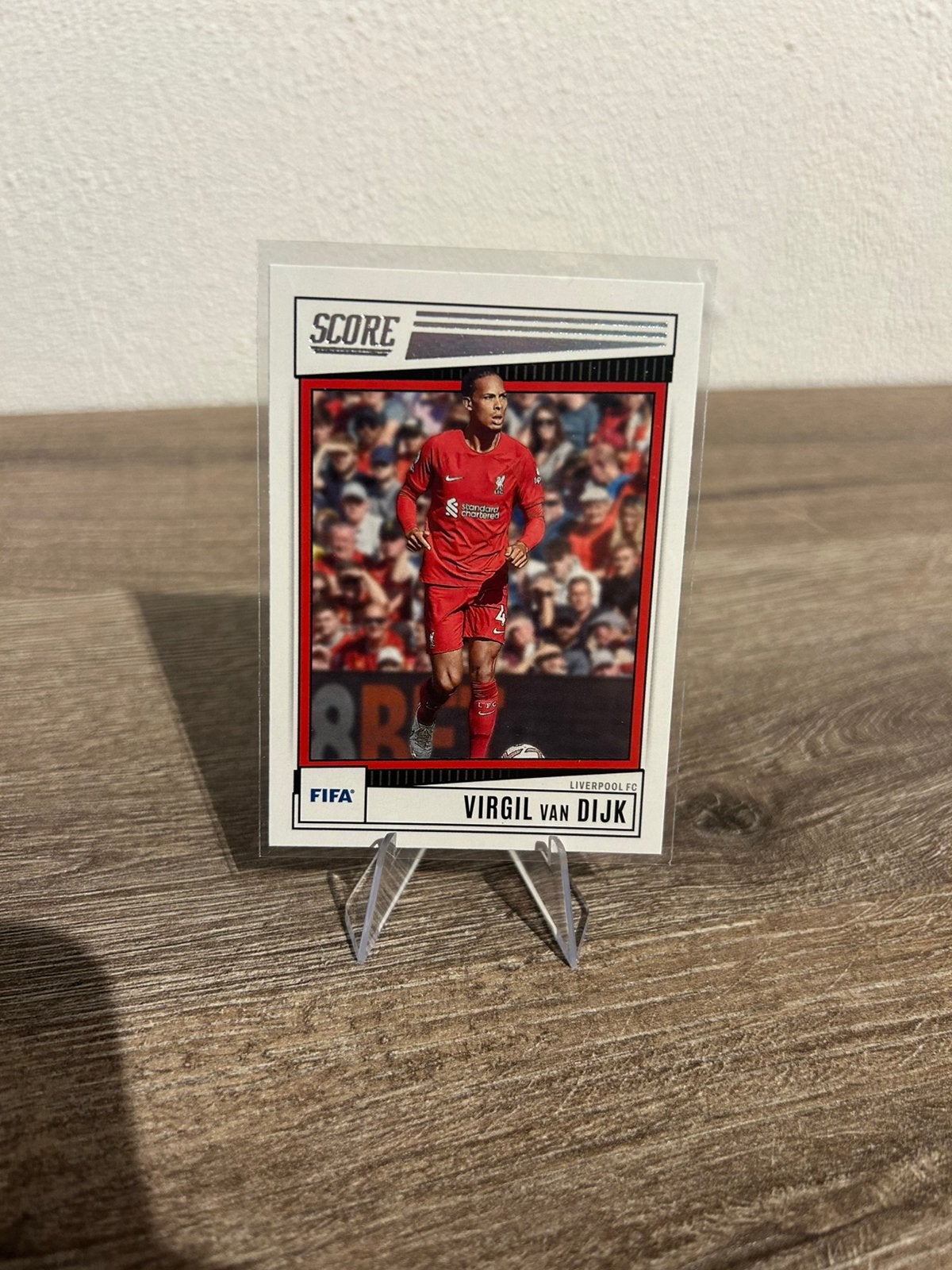 Virgil van Dijk 2022-23 Panini Score Fifa Soccer #119, Ophalen of Verzenden, Zo goed als nieuw, Buitenlandse clubs, Poster, Plaatje of Sticker