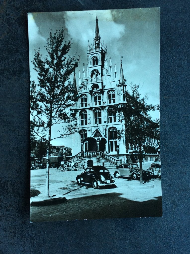 Gouda, Stadhuis, Ophalen of Verzenden, 1960 tot 1980, Gelopen, Zuid-Holland