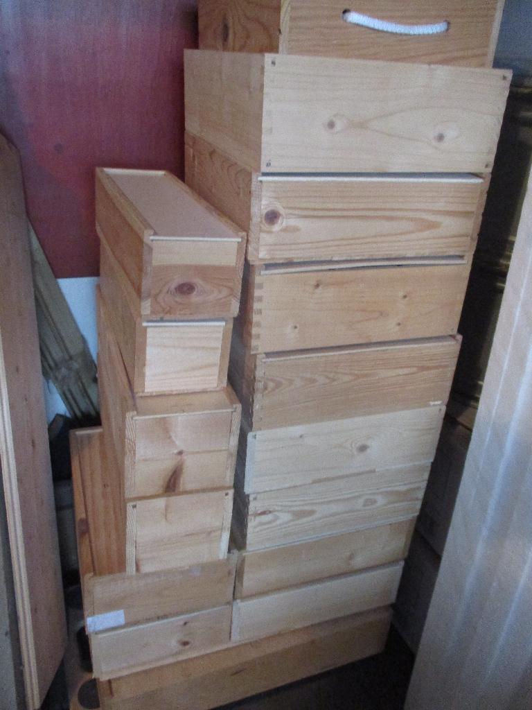 Wijnkistjes, Huis en Inrichting, Woonaccessoires | Kisten, Ophalen, Minder dan 50 cm, Minder dan 50 cm, Zo goed als nieuw