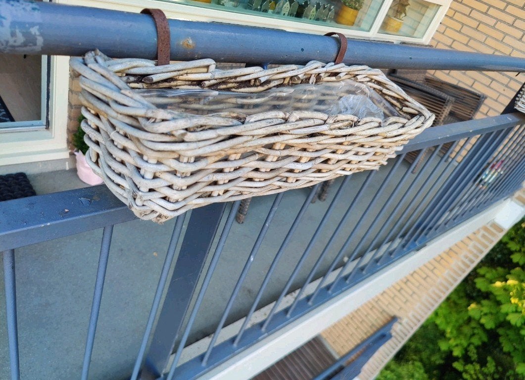 GRATIS hang plantenbakken, Ophalen, Gebruikt, Balkon, Rechthoekig
