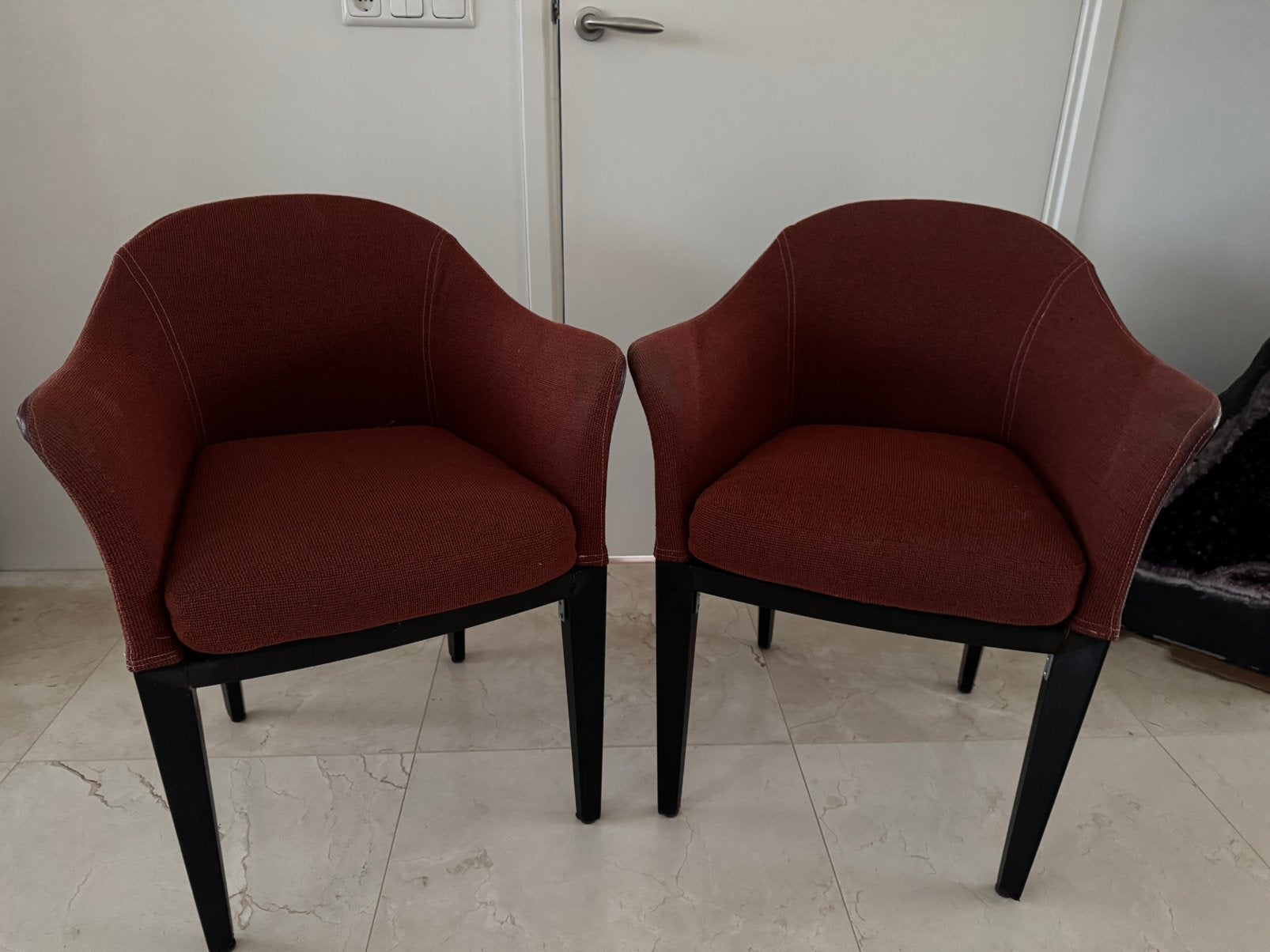 7x Giorgetti eetkamerstoelen van MASSIMO SCOLARI., Ophalen, Gebruikt, Hout, Vijf, Zes of meer stoelen
