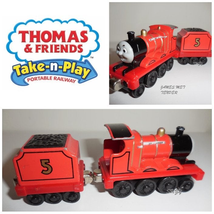Thomas de Trein Take n Play, James met tender, Ophalen of Verzenden, Gebruikt