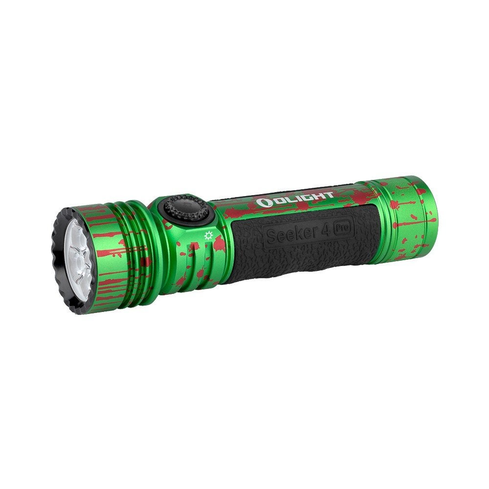 Olight Seeker 4 pro Zombie green, Caravans en Kamperen, Zaklampen, Ophalen of Verzenden, Nieuw, Accu