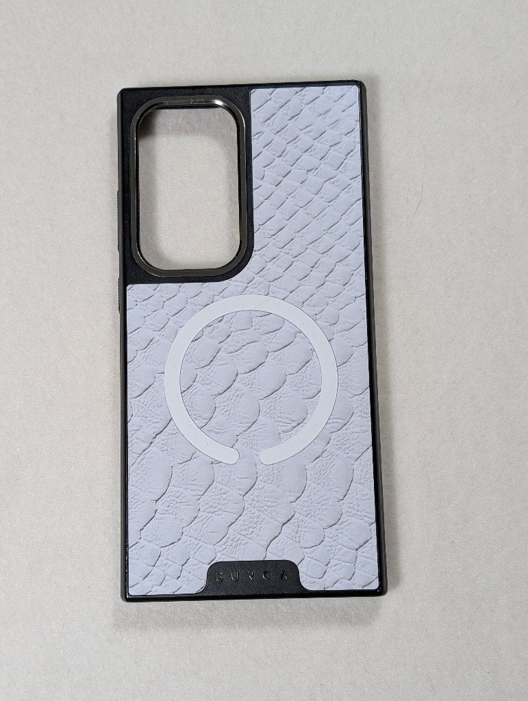 Burga Elite MagSafe Hoesje Samsung Galaxy S24 Ultra | Wit, Ophalen of Verzenden, Zo goed als nieuw, Overige modellen, Hoesje of Tasje