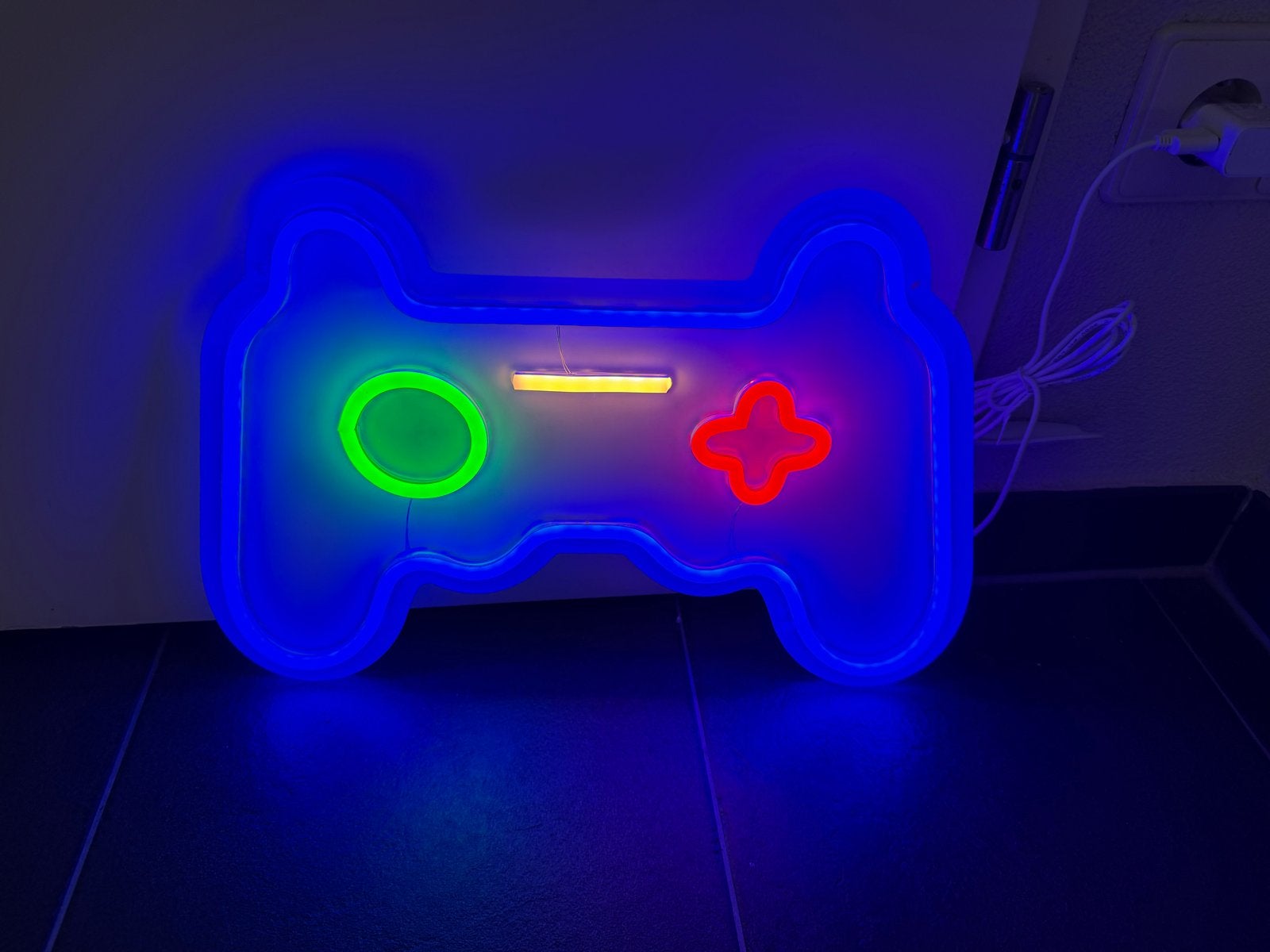 Neon LED Lamp Game Controller - USB Aansluiting, Overige merken, Kunststof, Meerkleurig, USB-aansluiting