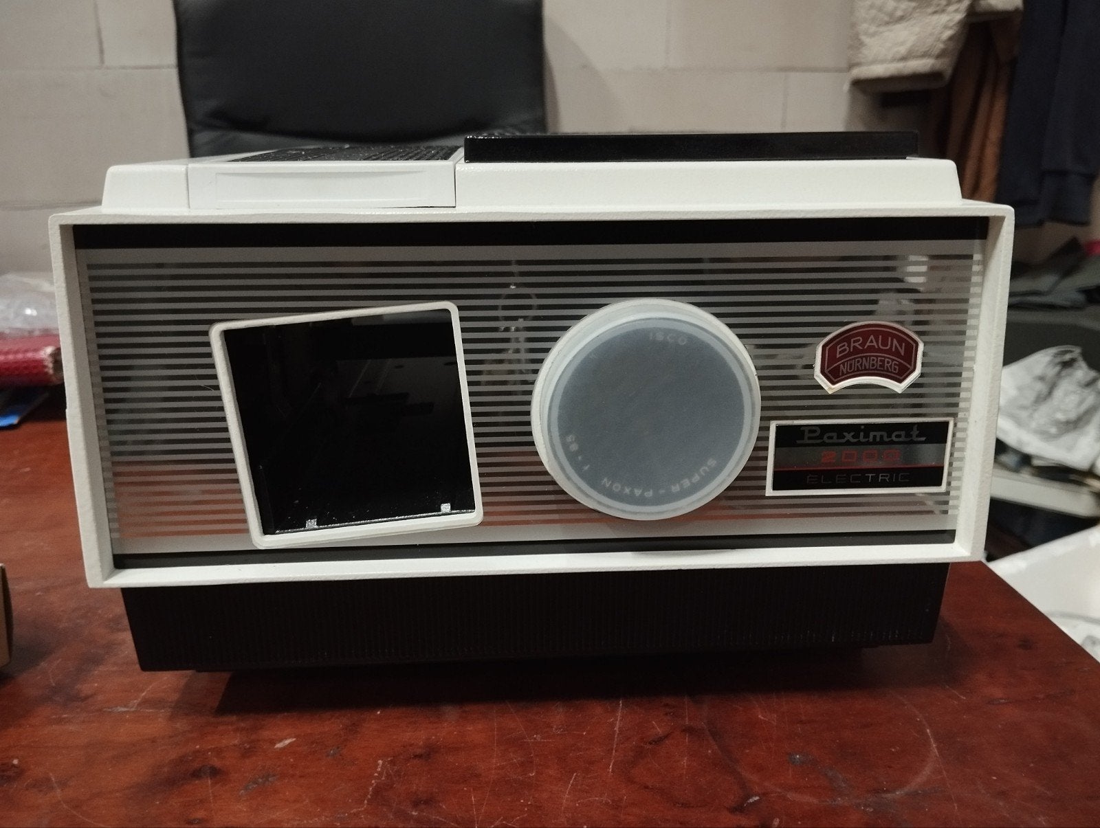 Vintage Braun Paximat 2000 projector met handleiding, Ophalen of Verzenden, Gebruikt