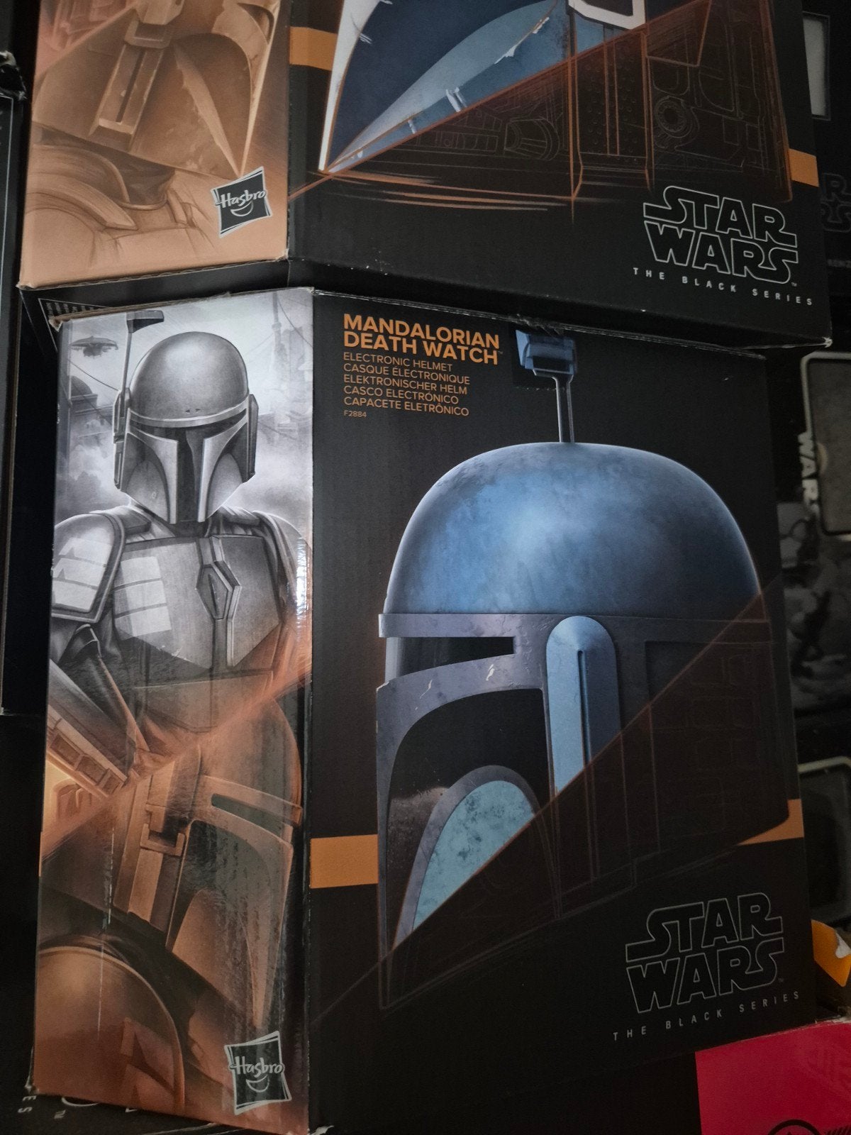 Mandalorian Death Watch helm Star Wars Black Series Boba Fet, Verzamelen, Star Wars, Ophalen of Verzenden, Zo goed als nieuw, Actiefiguurtje