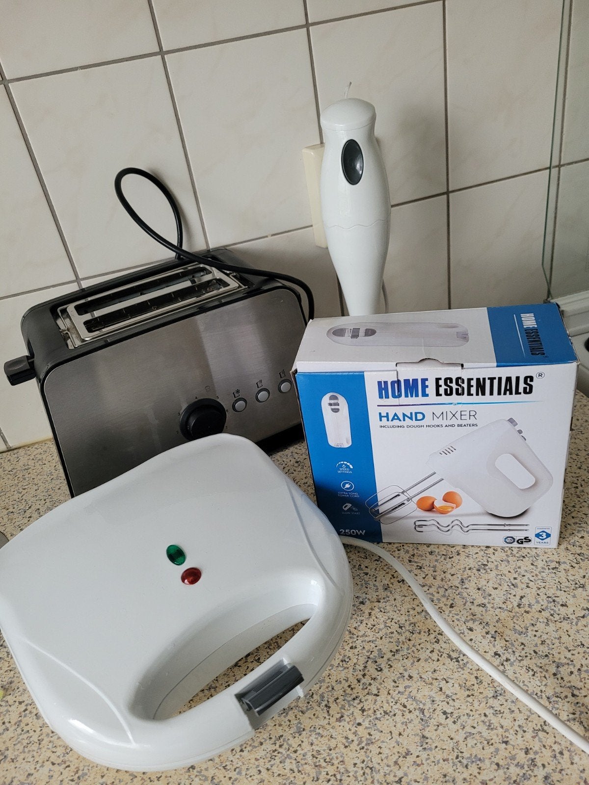 Keukenapp.: broodrooster, staaf-&handmixer, tosti-ijzer, Ophalen of Verzenden, Meerkleurig, Overige merken, Overige typen