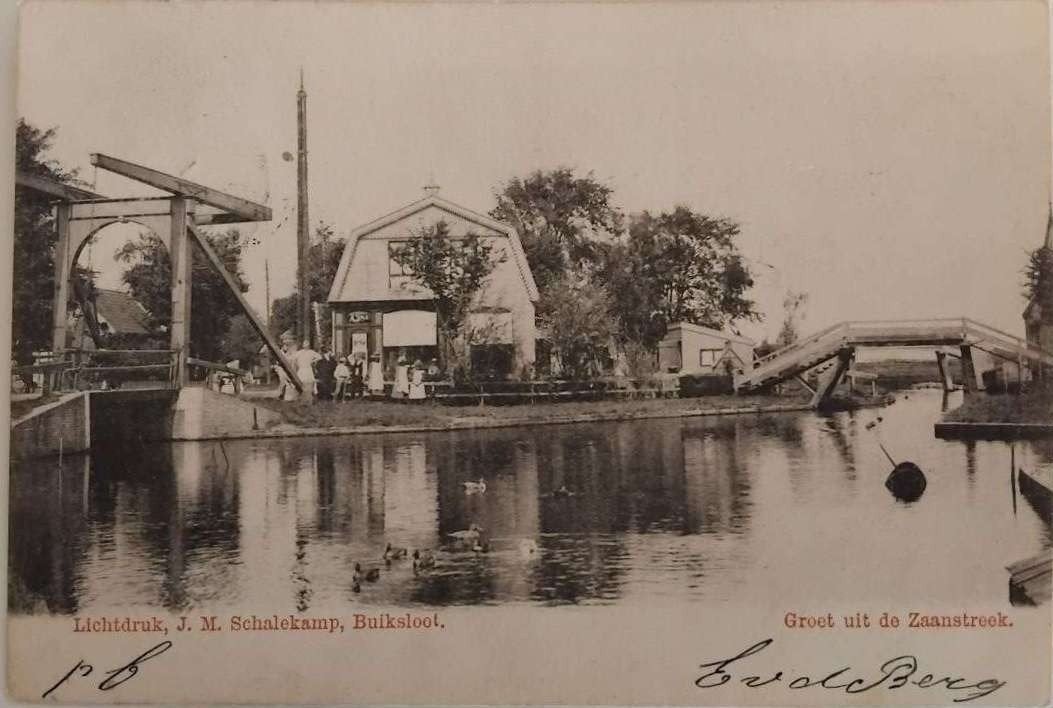 Zaanstreek (1906) – J.M. Schalekamp – Gelopen, Ophalen of Verzenden, Voor 1920, Gelopen, Noord-Holland