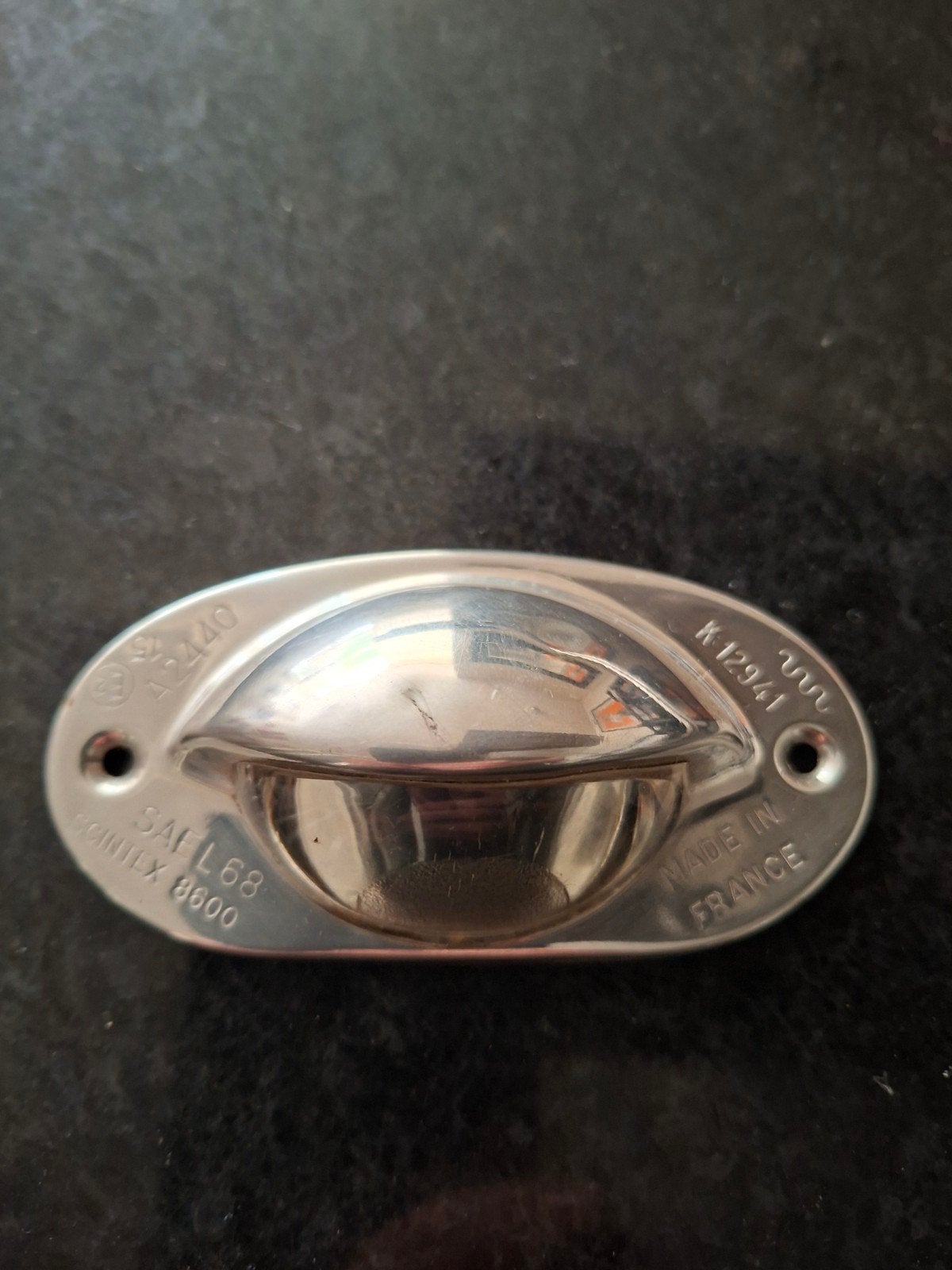 Kentekenplaatverlichting Simca Scintex 8600 - Made in France, Auto-onderdelen, Ophalen of Verzenden, Gebruikt, Oldtimer onderdelen