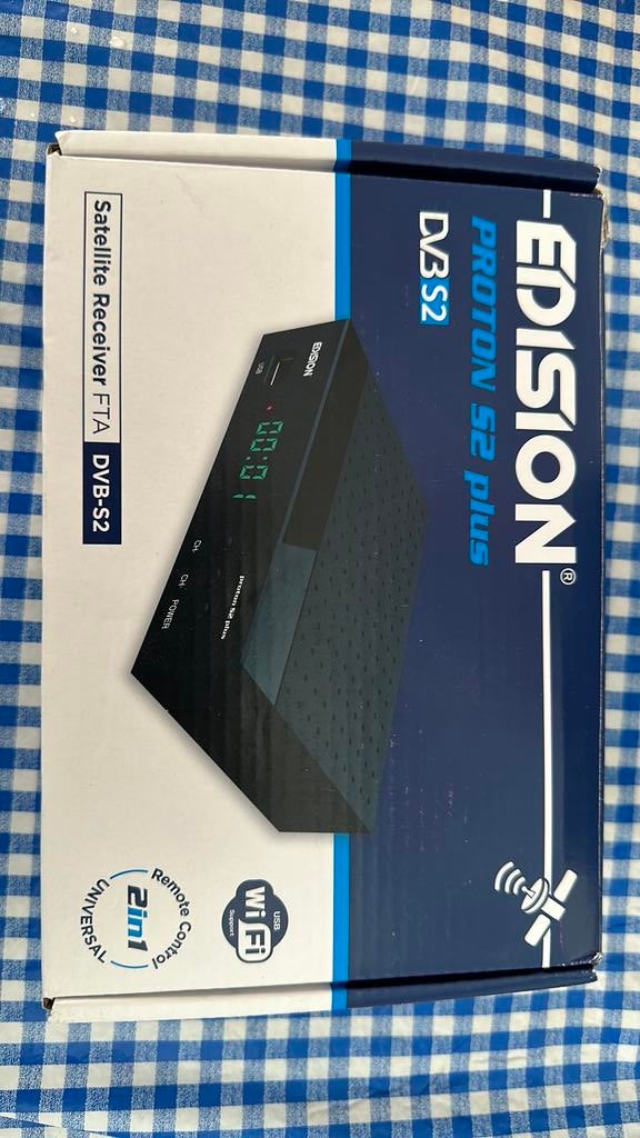 Edision proton s2 plus nieuw, Audio, Tv en Foto, Decoders en Harddiskrecorders, Nieuw, Ophalen