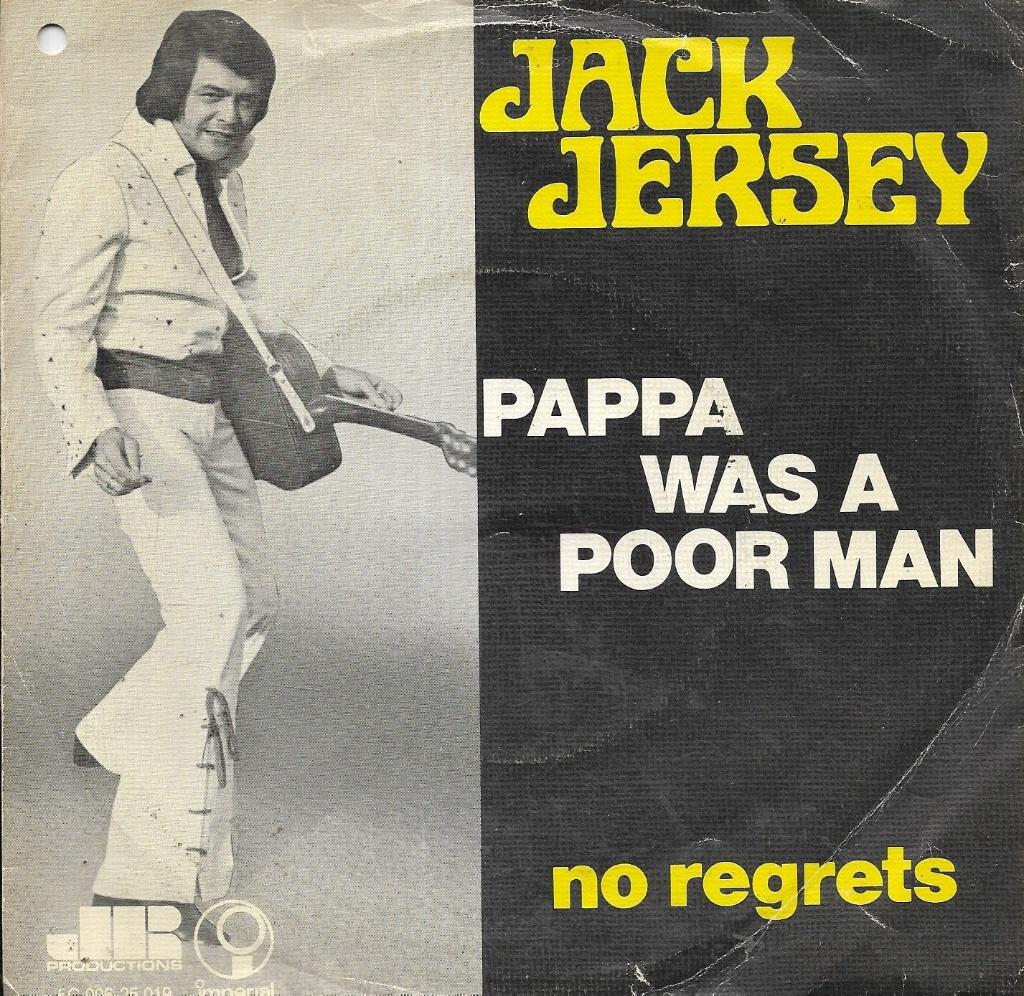 Jack Jersey-Pappa was a poor man, Gebruikt, 7 inch, Single, 1970 - 1979