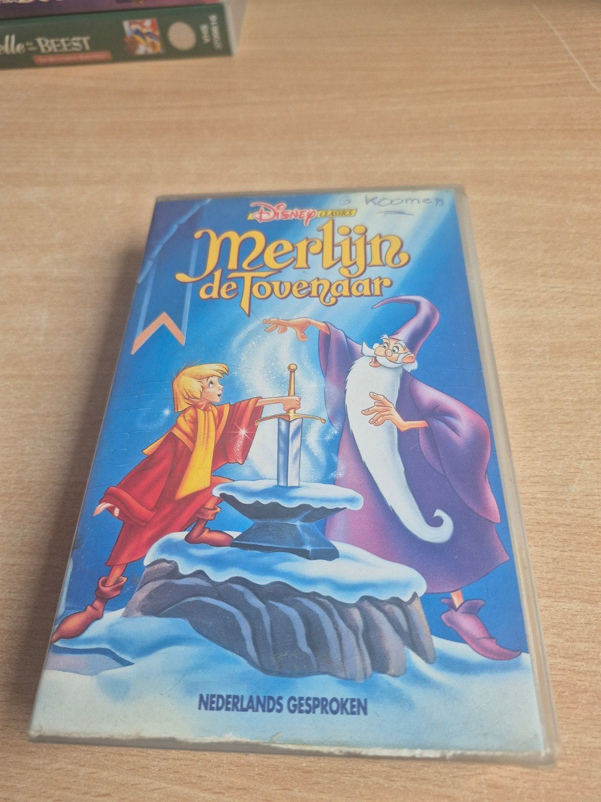 Merlijn de Tovenaar VHS - Disney Klassieker, Gebruikt, Alle leeftijden, Kinderfilm, VHS
