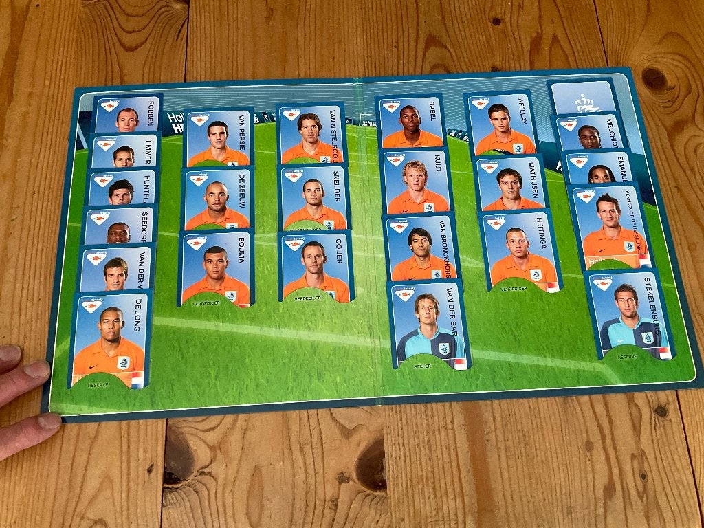 Hollands Helden Spelersalbum 2008, Ophalen of Verzenden, Nieuw, Buitenlandse clubs, Poster, Plaatje of Sticker