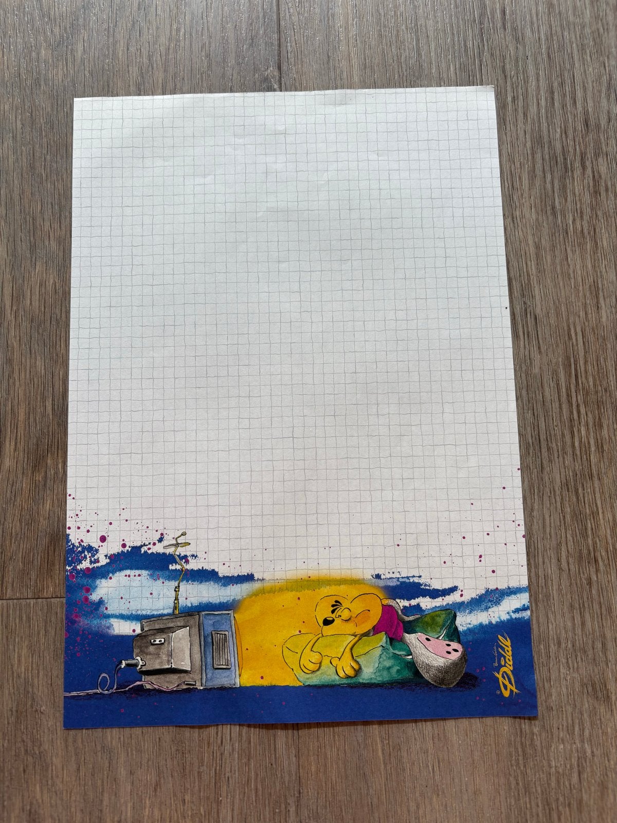 Diddl briefpapier, Ophalen of Verzenden, Gebruikt