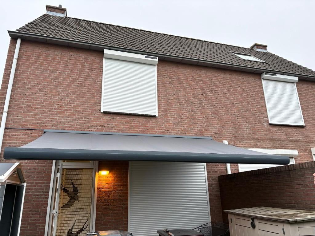 Knikarm Zonnescherm, Ophalen, 450 cm of meer, 150 tot 300 cm, Knikarmscherm