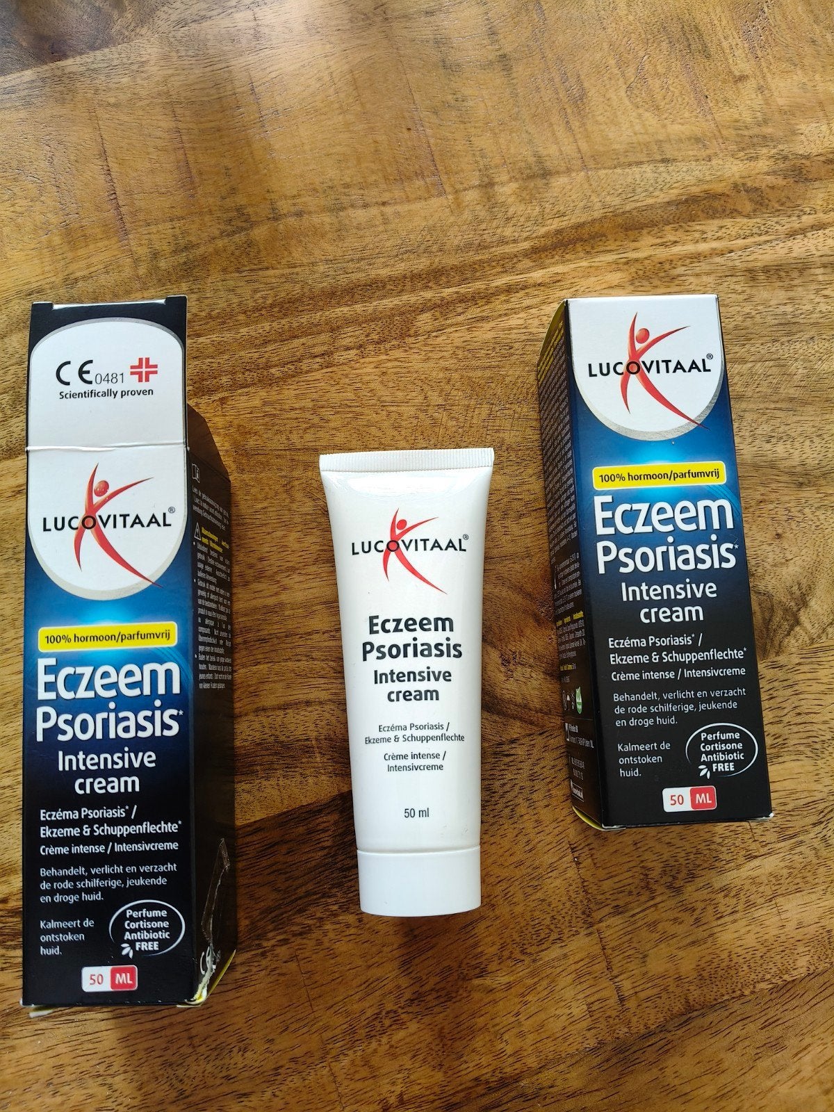 Lucovitaal Eczeem Psoriasis Intensieve Crème 50ml, Ophalen of Verzenden, Nieuw, Bodylotion, Crème of Olie