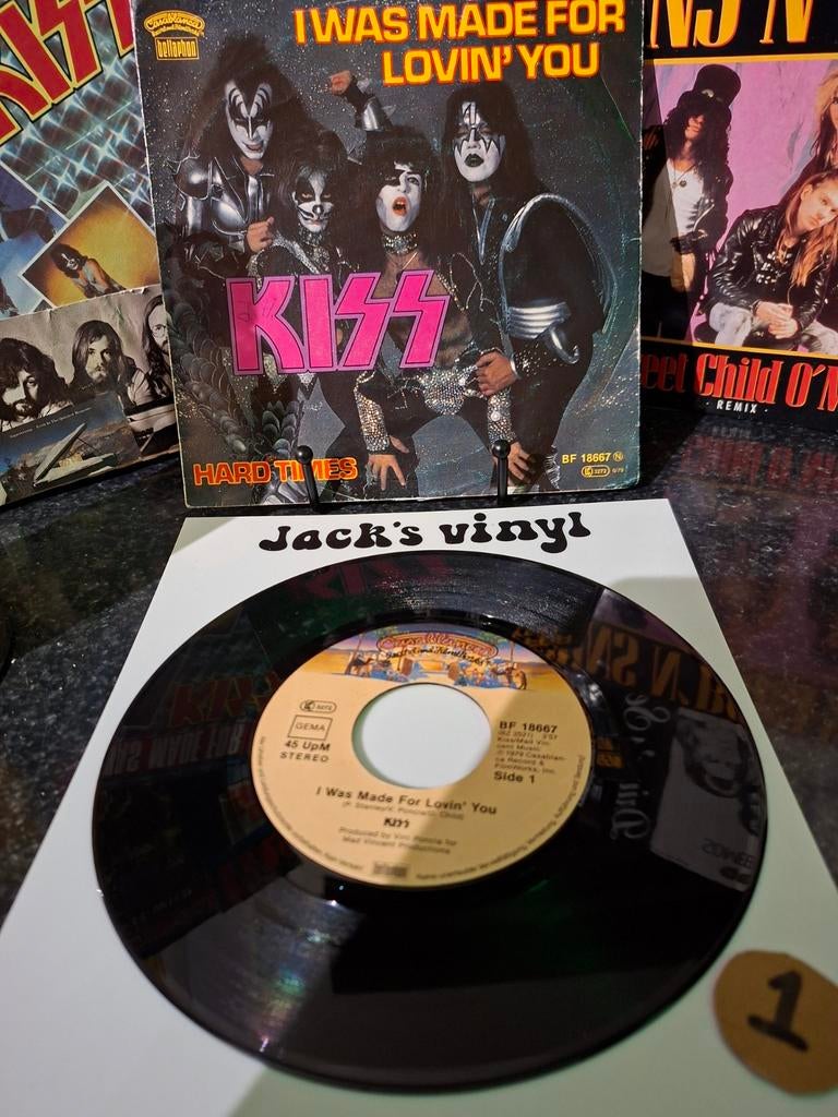 KISS - I Was Made For Lovin' You (Vinyl Single)1979/1, Ophalen of Verzenden, Gebruikt, Overige formaten, Poprock