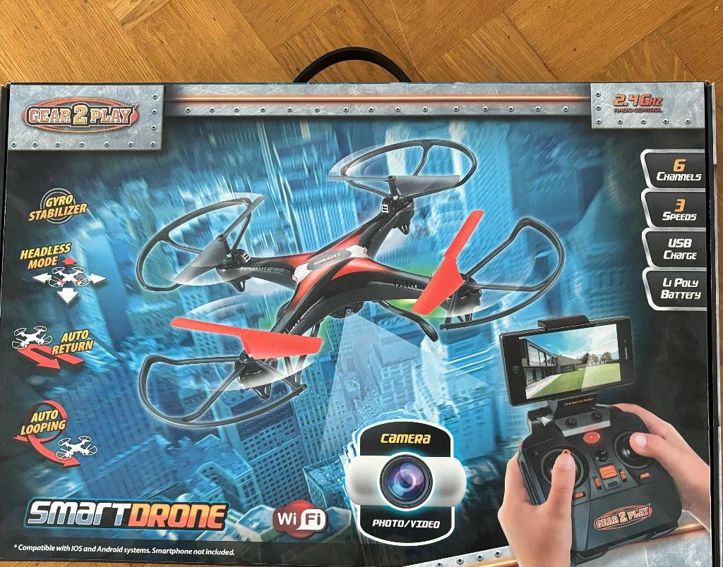 Gear 2 play smart drone NOG NIEUW in doos!, Ophalen of Verzenden, Nieuw