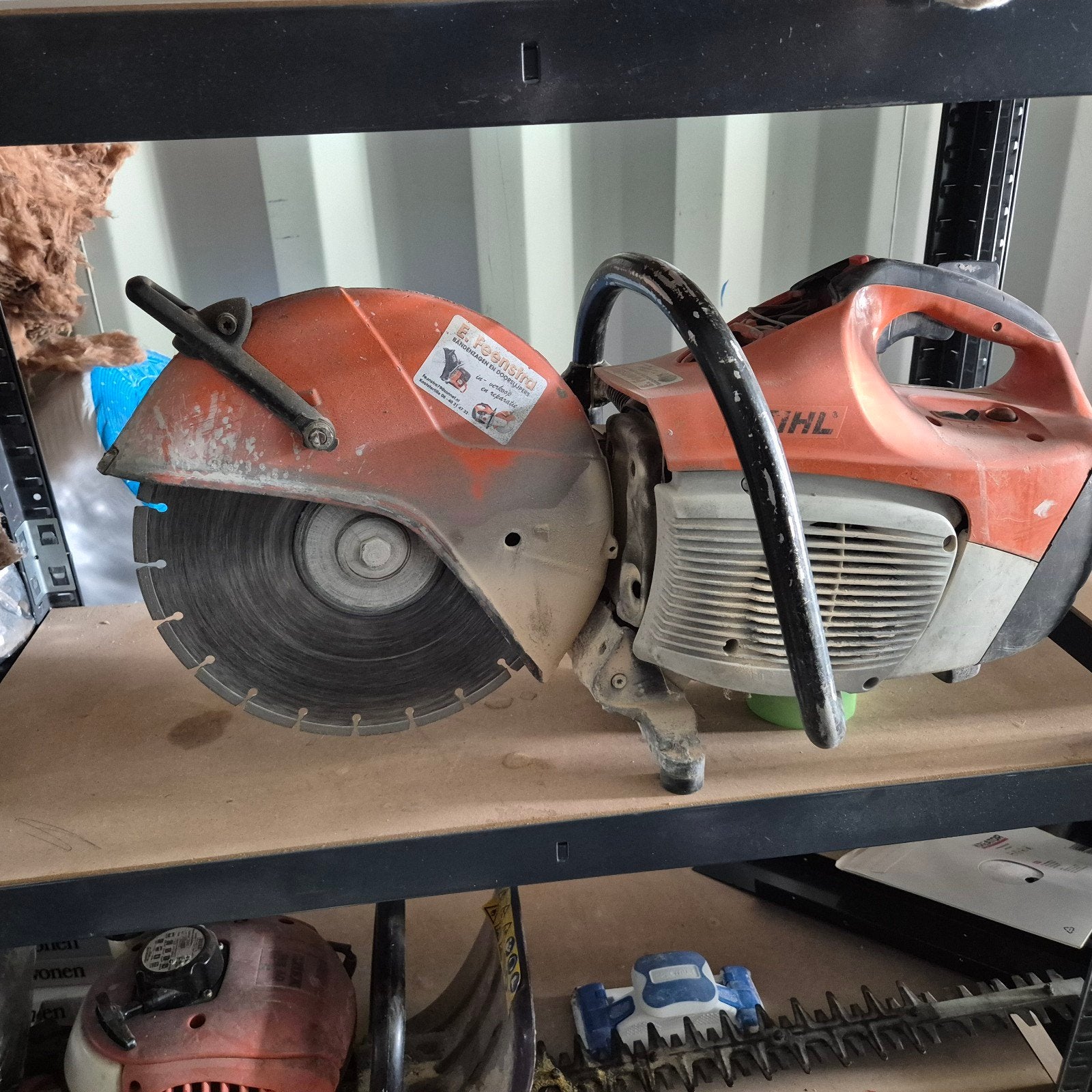 Stihl TS 410 Doorslijper - bandenzaag benzine, Stihl, Gebruikt, 70 mm of meer, Overige typen