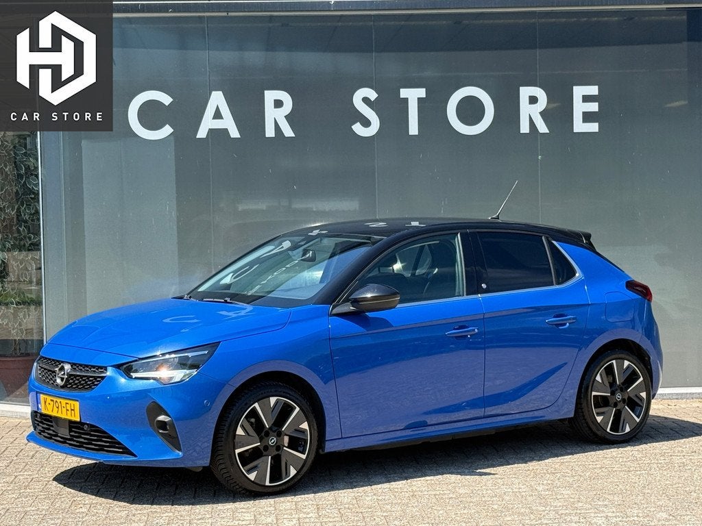 Opel Corsa-e Elegance 50 kWh 91% SOH Carplay|Camera|Navi, Auto's, Opel, 330 km, Zwart, Blauw, Origineel Nederlands