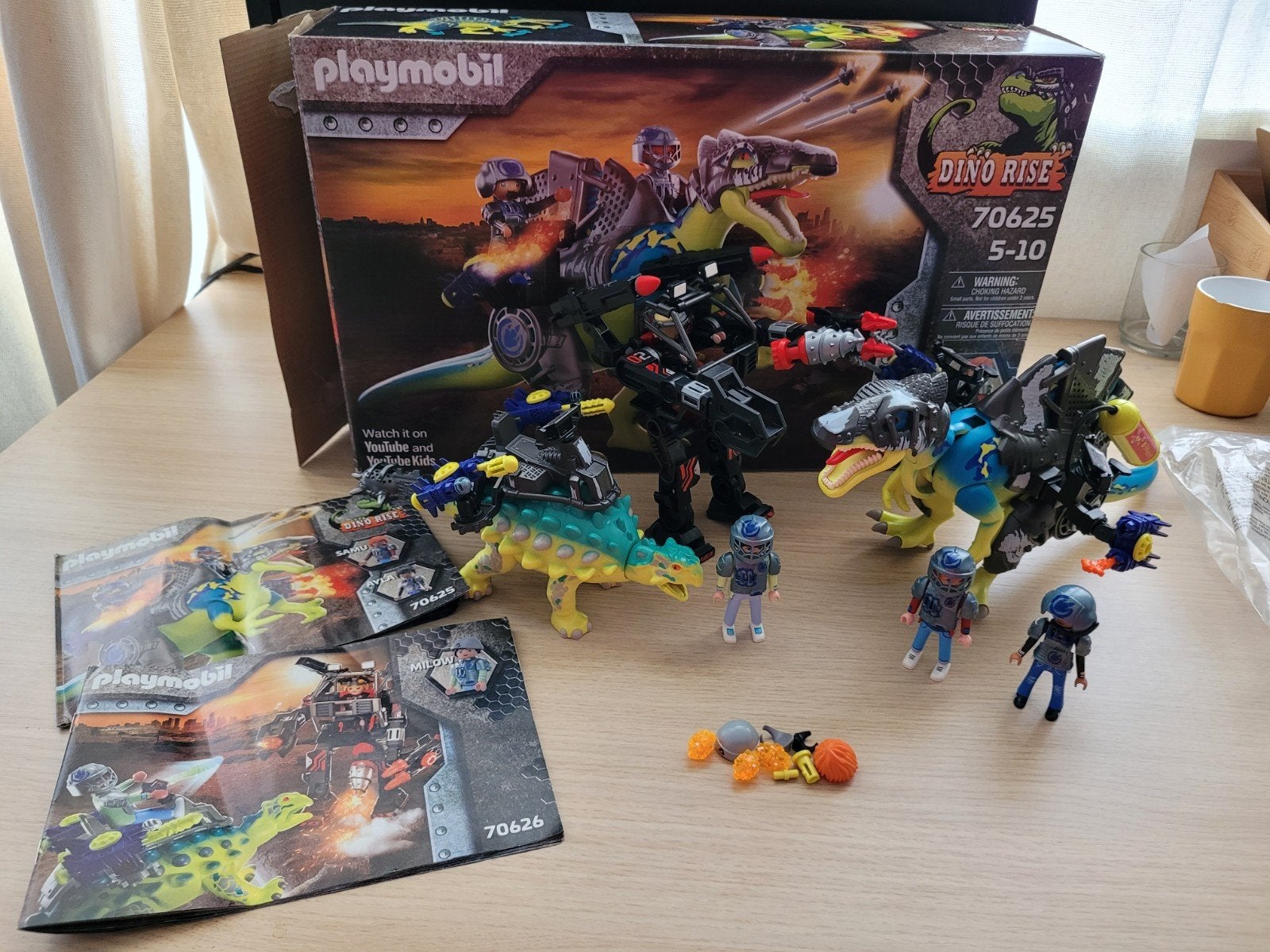 Playmobil Dino Rise - Sets 70625 & 70626, Ophalen of Verzenden, Gebruikt