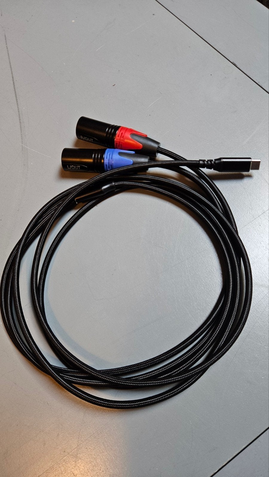 Usb-C naar 2 x XLR degelijke kabel!, Ophalen of Verzenden, Nieuw, Apparatuur