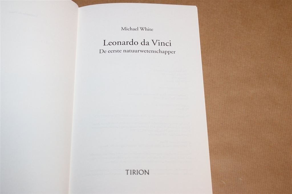 Leonardo da Vinci — De Eerste Natuurwetenschapper, 2006, Ophalen of Verzenden, Gelezen