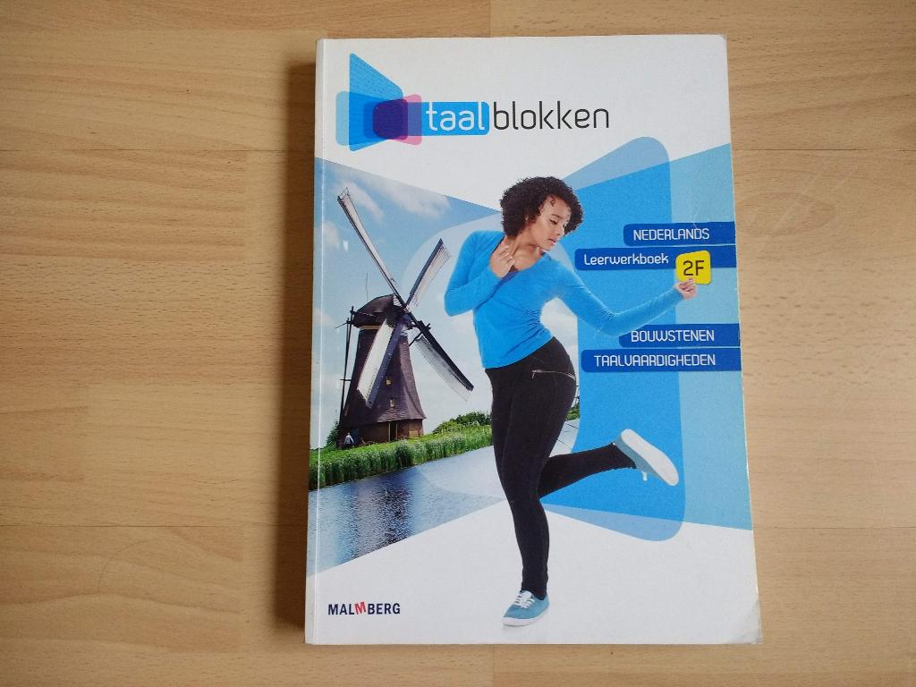 Taalblokken Nederlands leerwerkboek 2F, Ophalen of Verzenden, Zo goed als nieuw, Overige niveaus, Nederlands
