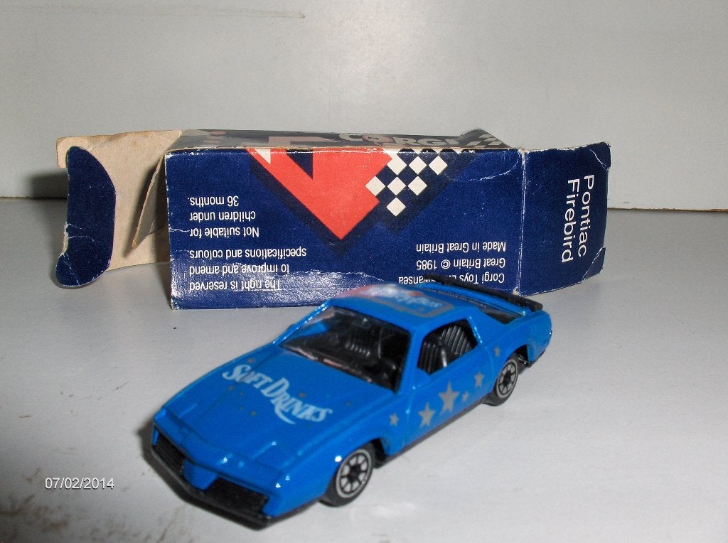 Pontiac firebird, corgi 3 inch 1/64 nieuw, Ophalen of Verzenden, Nieuw, Auto