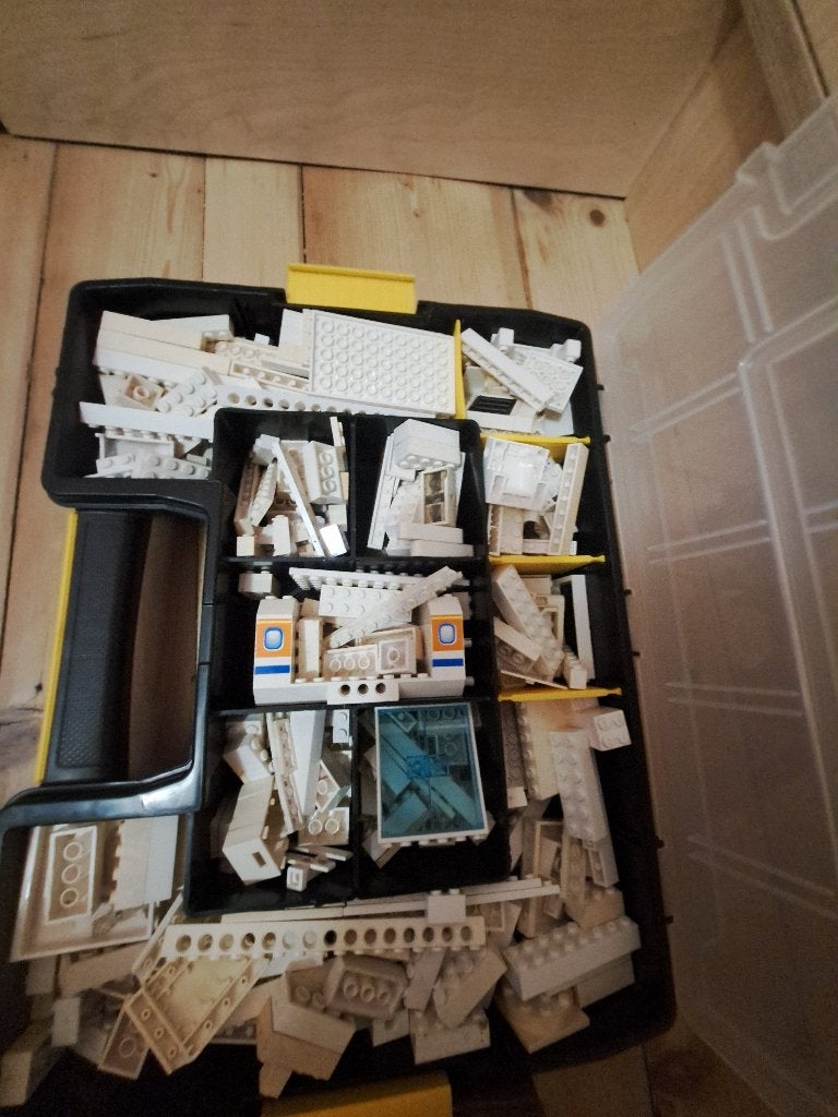 Witte en beige LEGO bouwstenen - Grote partij, Ophalen of Verzenden, Zo goed als nieuw, Abrick