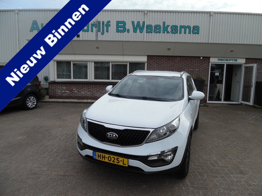 Kia Sportage 1.6 GDI X-treme ComfortLine (bj 2015), Auto's, Voorwielaandrijving, 4 cilinders, Wit, Origineel Nederlands
