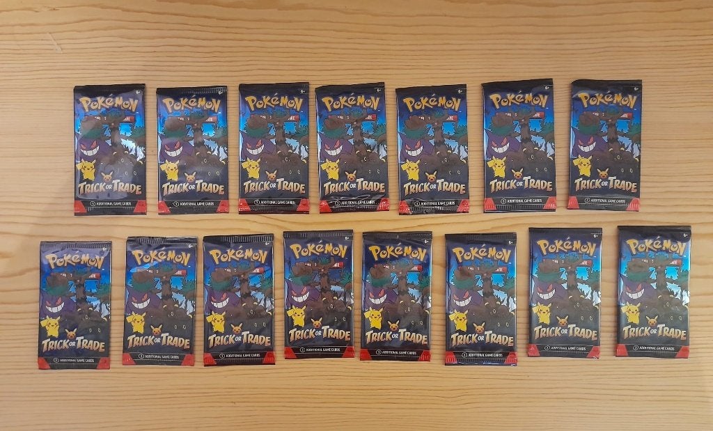 15x Pokemon Trick or Trade BOOsterpack 2024, Ophalen of Verzenden, Zo goed als nieuw, Booster