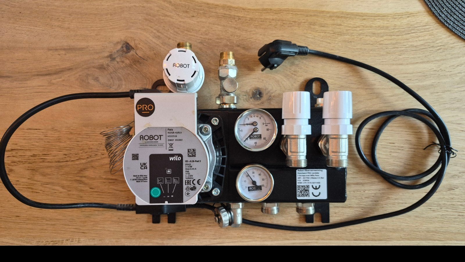 Robot PRO vloerverwarming verdeler 2-groeps Wilo Para – zgan, Ophalen, Zo goed als nieuw, Minder dan 60 cm, Minder dan 30 cm