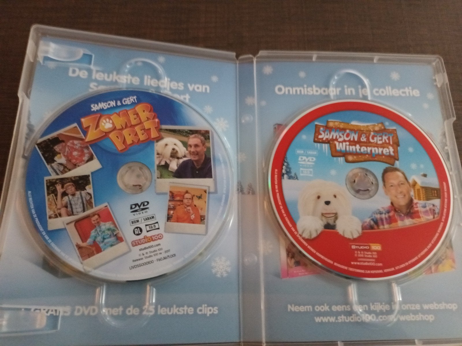 2-dvd Samson en Gert zomerpret en winterpret, Ophalen of Verzenden, Zo goed als nieuw