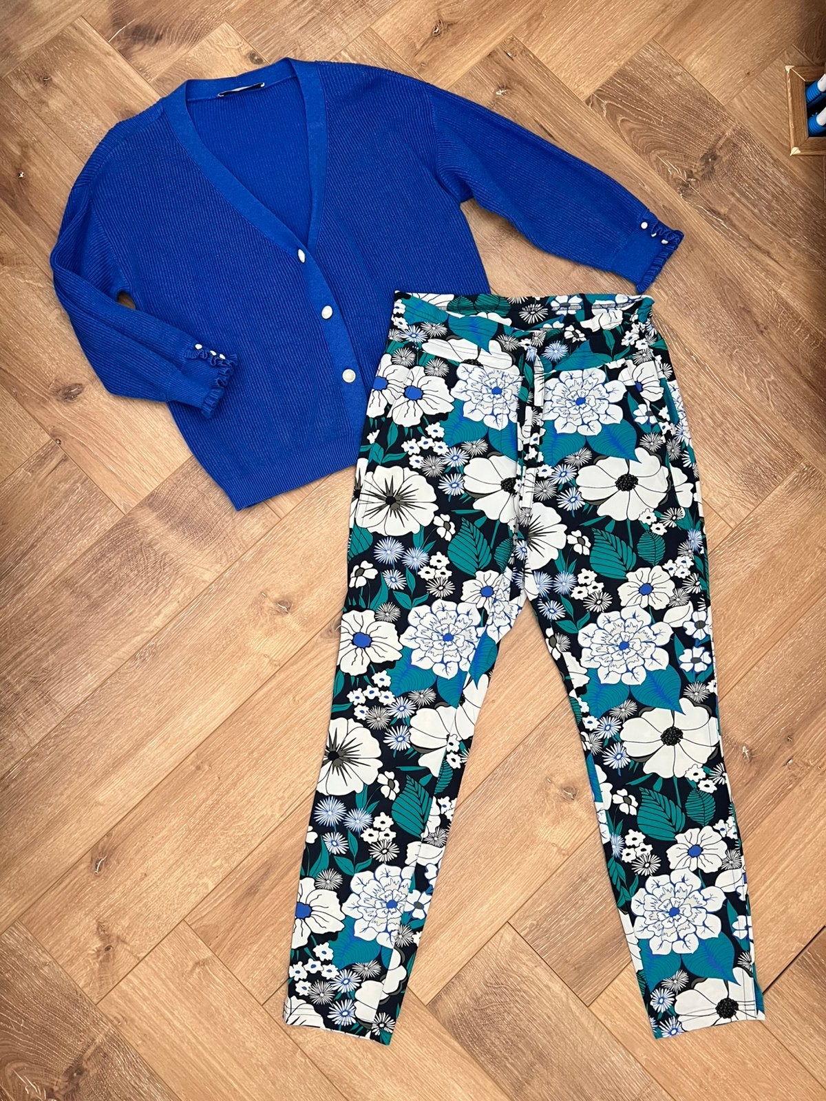 Studio anneloes set lenthy cardigan vest L & startup broek M, Overige kleuren, Ophalen of Verzenden, Zo goed als nieuw, X