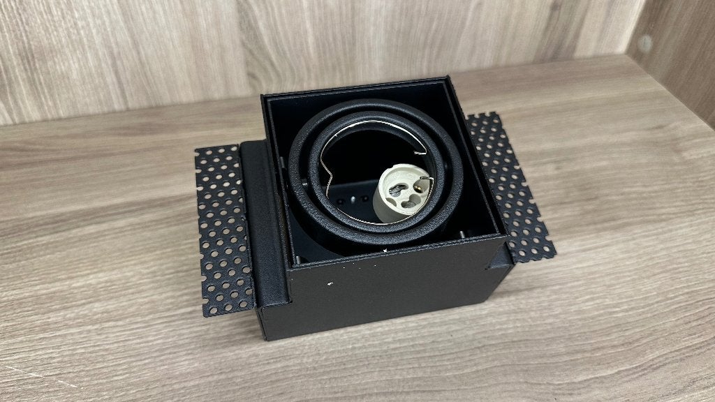 Trimless inbouwspot zwart GU10 – nieuw, GU10, Nieuw, Ophalen of Verzenden, LED