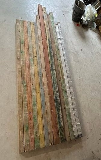 Metselprofielen 11 houten 2 aluminium, Ophalen, Gebruikt, Overige typen