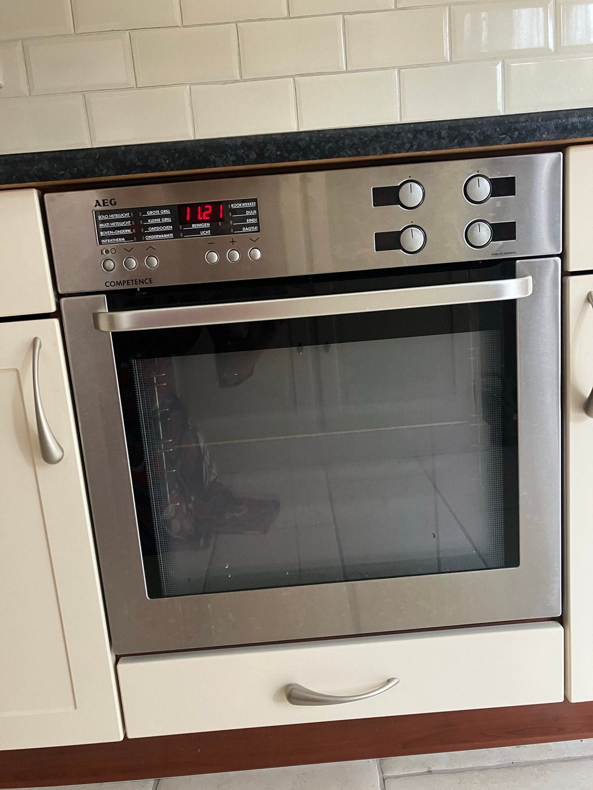 AEG Competence E6100-1 Inbouw Oven met Inductie Kookplaat, Witgoed en Apparatuur, Ophalen, Gebruikt, Minder dan 85 cm, Hete lucht